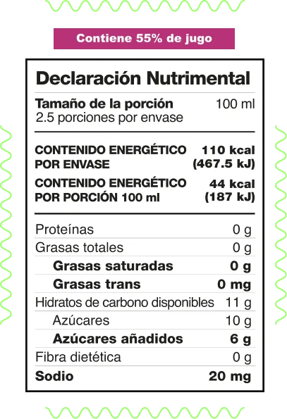 Ficha Nutrimental