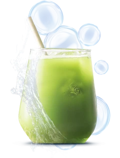 Matcha con  yuzu